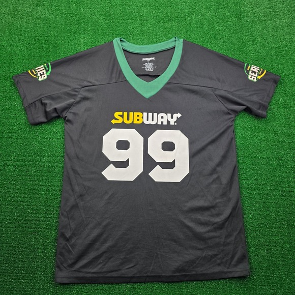Subway Series Jersey Unisex Large Football #99 Grand Slam Ham Employee Uniform - Picture 1 of 11